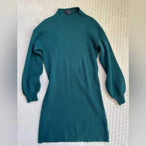 Line & Dot Women's Teal Sweater Dress